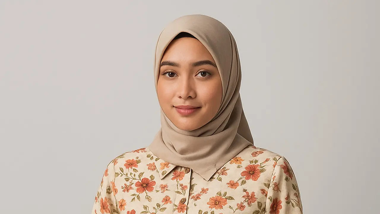 7 Model Tunik Motif Bunga Kancing Depan Terbaru