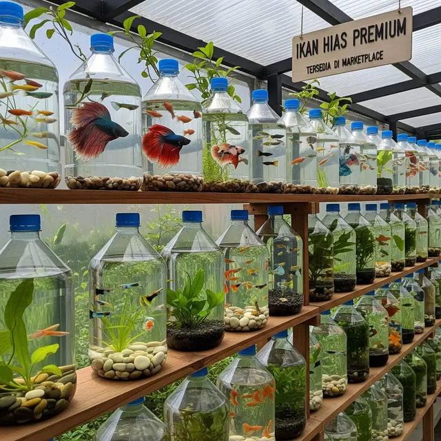 Peluang Usaha Ikan Hias dari Media Galon Bekas yang Minim Modal Sedikit Pesaing