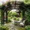 8 Inspirasi Pergola Kayu yang Cocok Ditanami Tanaman Rambat, Perpaduan Estetik dan Fungsional
