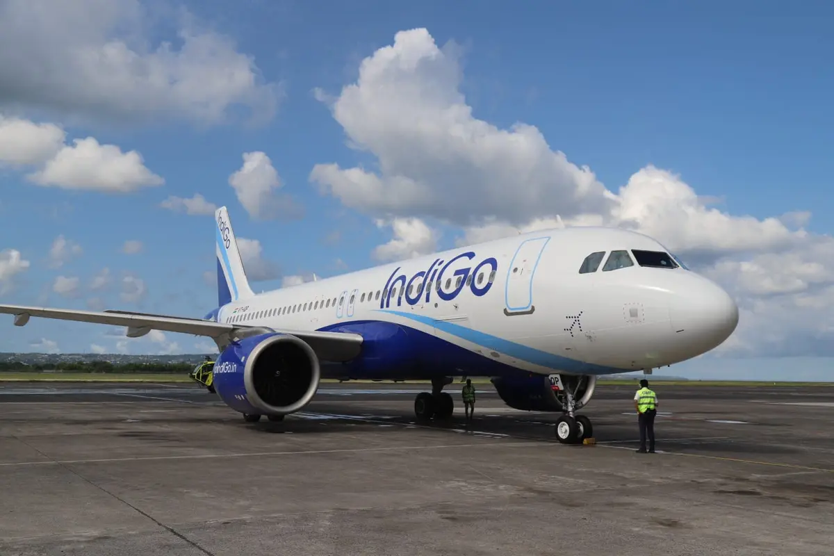 Indigo Airlines dari India Mendarat Perdana di Bandara Ngurah Rai Bali