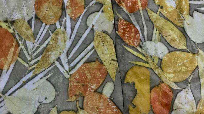 Prajan Eco di Yogyakarta memproduksi kain dan kerajinan kulit dari bahan alami dan ramah lingkungan (Liputan6.com /Switzy Sabandar)