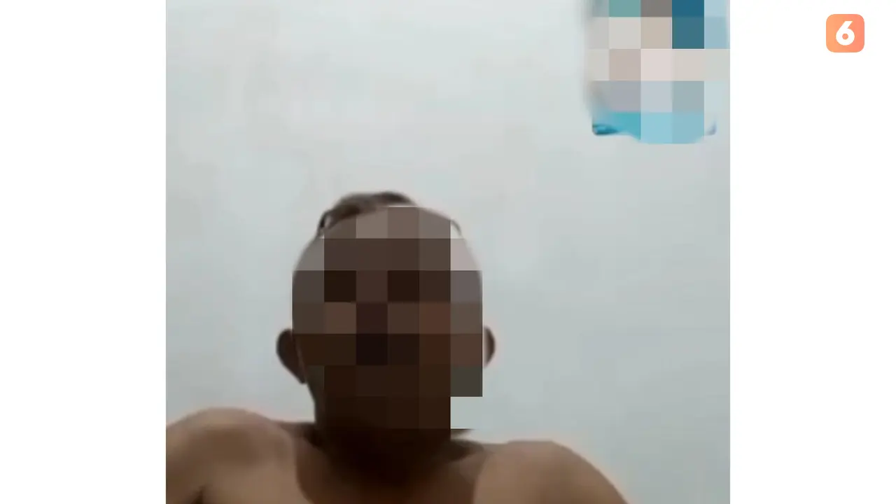 Tangkapan layar video call seks kades di Jeneponto (Liputan6.com/Fauzan)