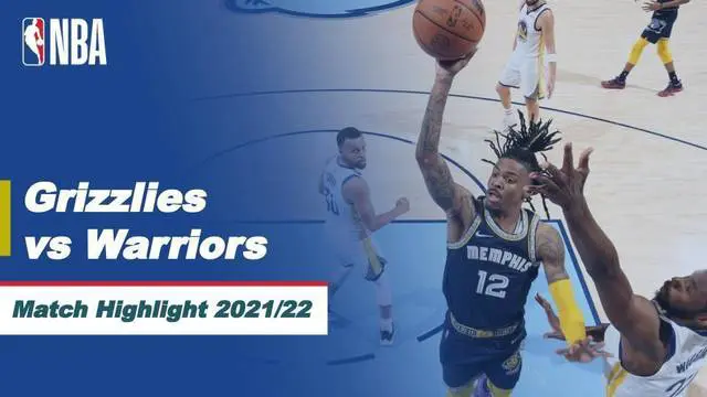 Berita video highlights semifinal Playoff NBA 2022, pertandingan antara Memphis Grizzlies melawan Golden State Warriors di FedExForum, Memphis, Rabu (4/5/2022) pagi hari WIB.