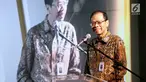 Dirut Bank bjb Ahmad Irfan memberikan sambutan pada peresmian bjb University di Bandung, Rabu (18/7). bjb University merupakan salah satu wujud untuk mengembangkan kualitas bankir melalui program pendidikan berkualitas. (Liputan6.com/Pool/Toga)