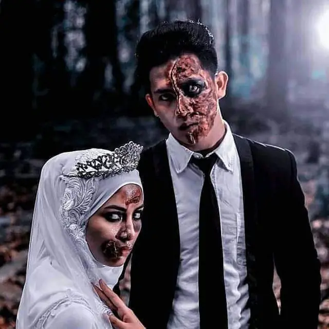 Enggak Romantis, 6 Potret Prewedding Bertema Horor Ini Keren Banget