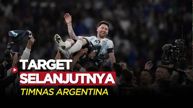 Berita Video, Lionel Messi Beberkan Target Timnas Argentina di Piala Dunia usai Raih Gelar Finalissima pada Kamis (2/6/2022)