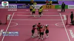 Tim sepaktakraw putri Indonesia di nomor quadran yang diperkuat si kembar Lena dan Leni, berhasil mendapat medali perunggu.