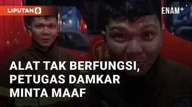 Sandi Butar Butar, petugas damkar Depok, mengungkap kondisi peralatan kerja. Peralatan Damkar rusak dan tidak diperbaiki menurutnya