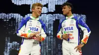 Duo pembalap Visa Cash App Racing Bulls di Formula 1 2026, Liam Lawson dan Arvid Lindblad (Dok. Racing Bulls)