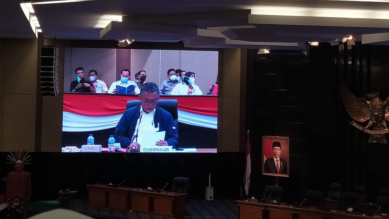 Ketua DPRD DKI Jakarta menjalani sidang Badan Kehormatan terkait interpelasi Formula E.