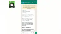 Cek Fakta Liputan6.com menelusuri informasi Telegram bagikan bonus voucher pulsa senilai Rp 500 ribu