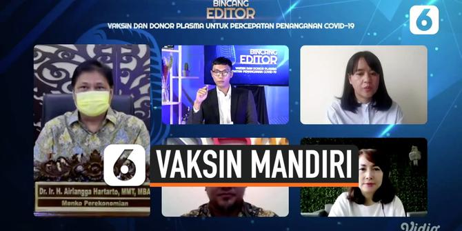 VIDEO: Menko Airlangga Tegaskan Vaksin Mandiri Bagi Karyawan Gratis