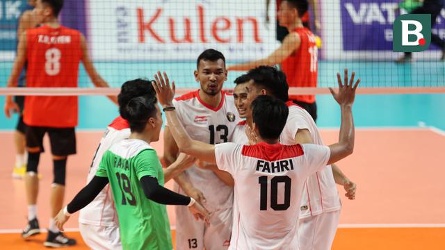 Timnas Indonesia vs Timnas Vietnam Semifinal Voli Putra SEA Games 2023