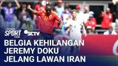 Belgia mendapat kabar kurang baik menjelang laga penting melawan Iran di Grup G Piala Dunia 2026. Winger Manchester City, Jeremy Doku, tidak mengikuti latihan tim karena mengalami infeksi saluran pernapasan.

Setelah sama-sama bermain imbang pada per...
