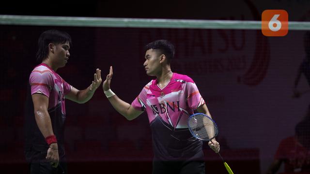 Foto: Fajar/Rian Terhempas, Leo/Daniel Melangkah Sendirian ke Semifinal Indonesia Masters 2023 di Sektor Ganda Putra