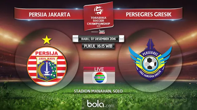 Persija Jakarta Vs Persegres Gresik United