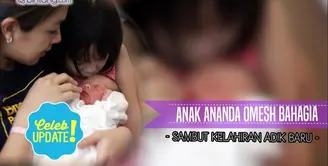 Anak Ananda Omesh Bahagia Sambut Kelahiran Adik Baru 