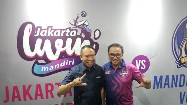 Manajer Jakarta Livin Mandiri bersama Pembina Jakarta Livin Mandiri, Zainudin Amali.