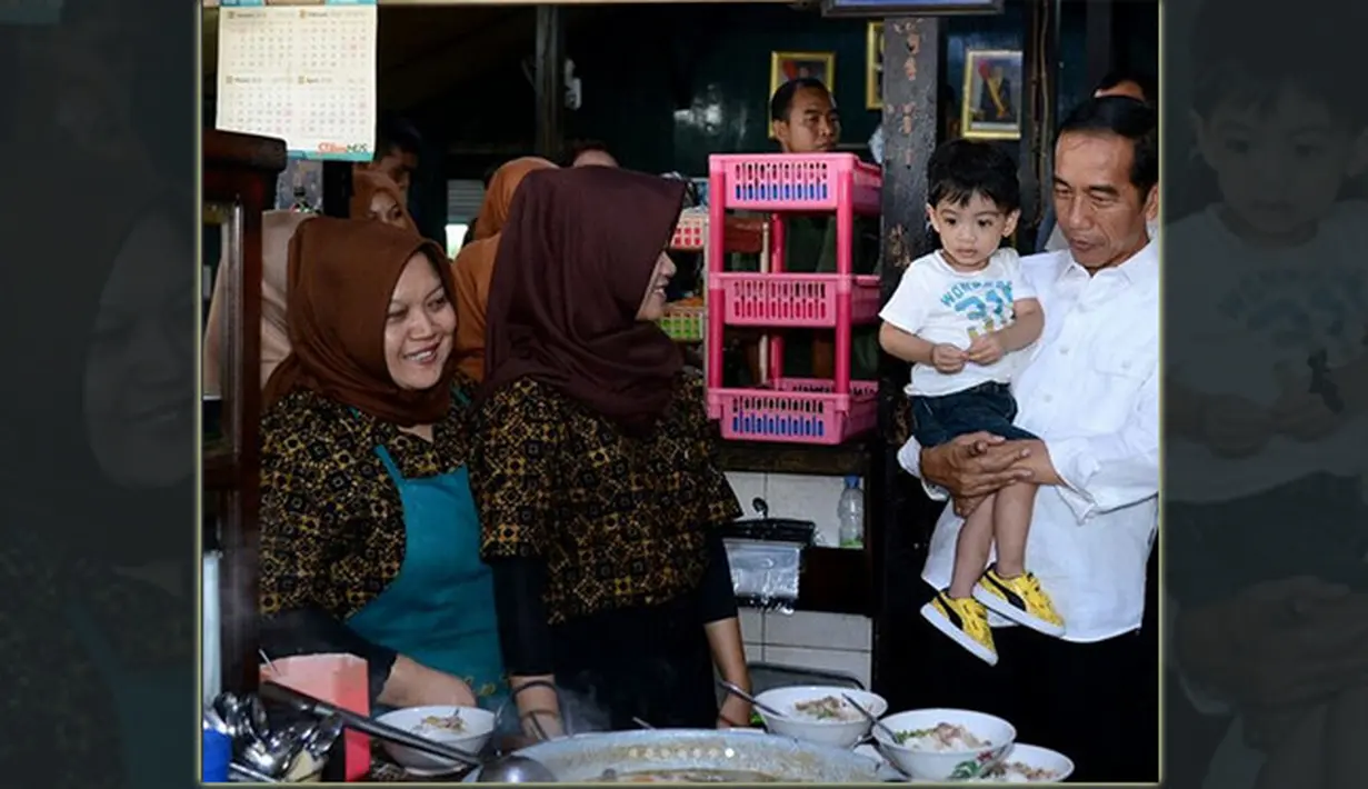 Jokowi Makan Soto Gading