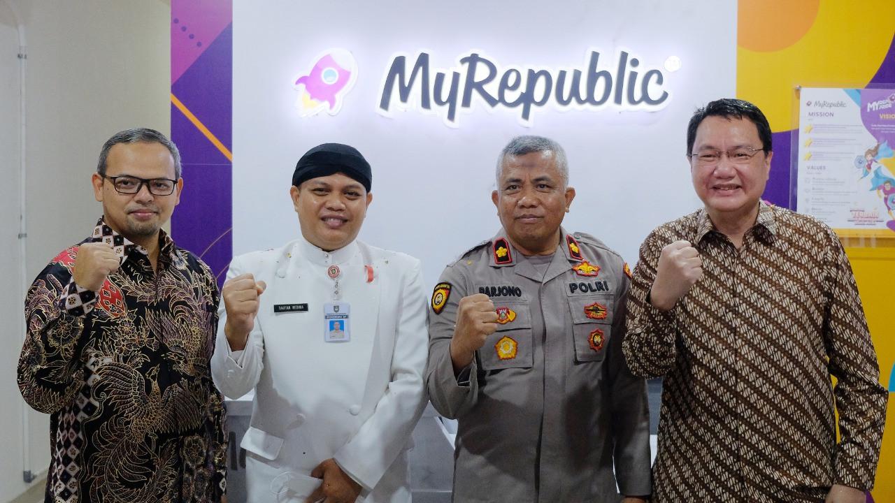 Peresmian kantor cabang MyRepublic di Kota Solo berlokasi di Jl. Hasanudin Nomor 98D, Punggawan, Banjarsari.