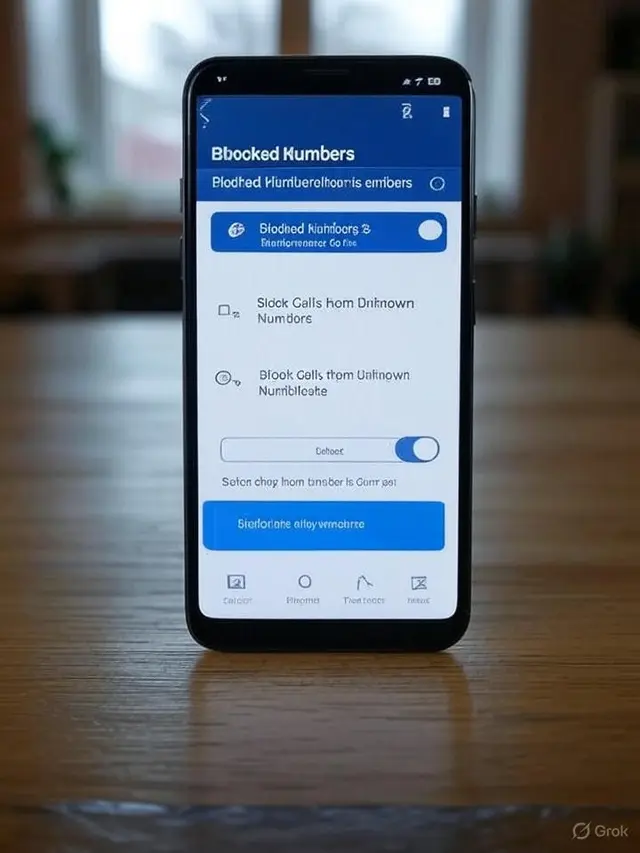 Blokir nomor di androind (Foto: AI)