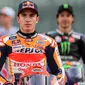 Marc Marquez siap tempur di MotoGP Qatar di sirkuit Losail (AFP)