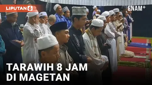 VIDEO: Salat Tarawih 8 Jam dengan Bacaan 30 Juz Al-Qur'an di Magetan Kembali Menarik Perhatian