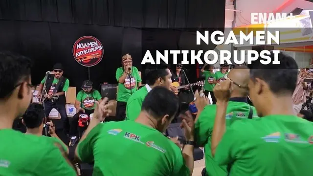 ENAM PLUS: Pagelaran Musik Ngamen Antikorupsi