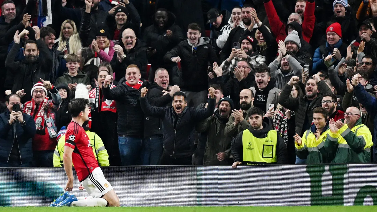 Foto: Momen Langka Harry Maguire dan Andre Onana Dipuja Sebagai Pahlawan Manchester United di Liga Champions