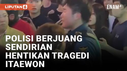VIDEO: Pilu! Polisi Korsel Berjuang Sendirian Kurangi Kematian di Tragedi Halloween Itaweon