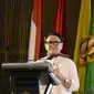 Menteri Luar Negeri RI Retno Marsudi di DiploFest, Bandung 19 Desember 2018 (Afra Augesti / Liputan6.com)