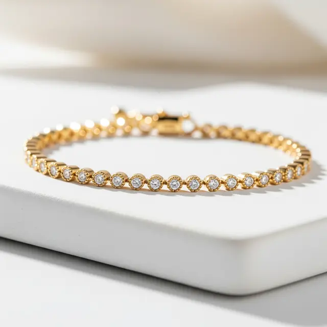 9 Model Gelang Emas 18K Kilau Natural dan Elegan, Tak Lekang oleh Waktu