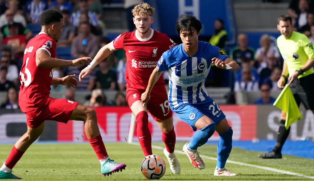 Dengan hasil imbang ini, Liverpool hanya menambah satu poin. Liverpool gagal menyalip Manchester City pada klasemen sementara Liga Inggris. (AP Photo/Alberto Pezzali)
