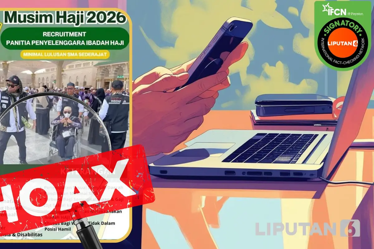 Cek fakta tautan pendaftaran petugas Haji tahun 2026