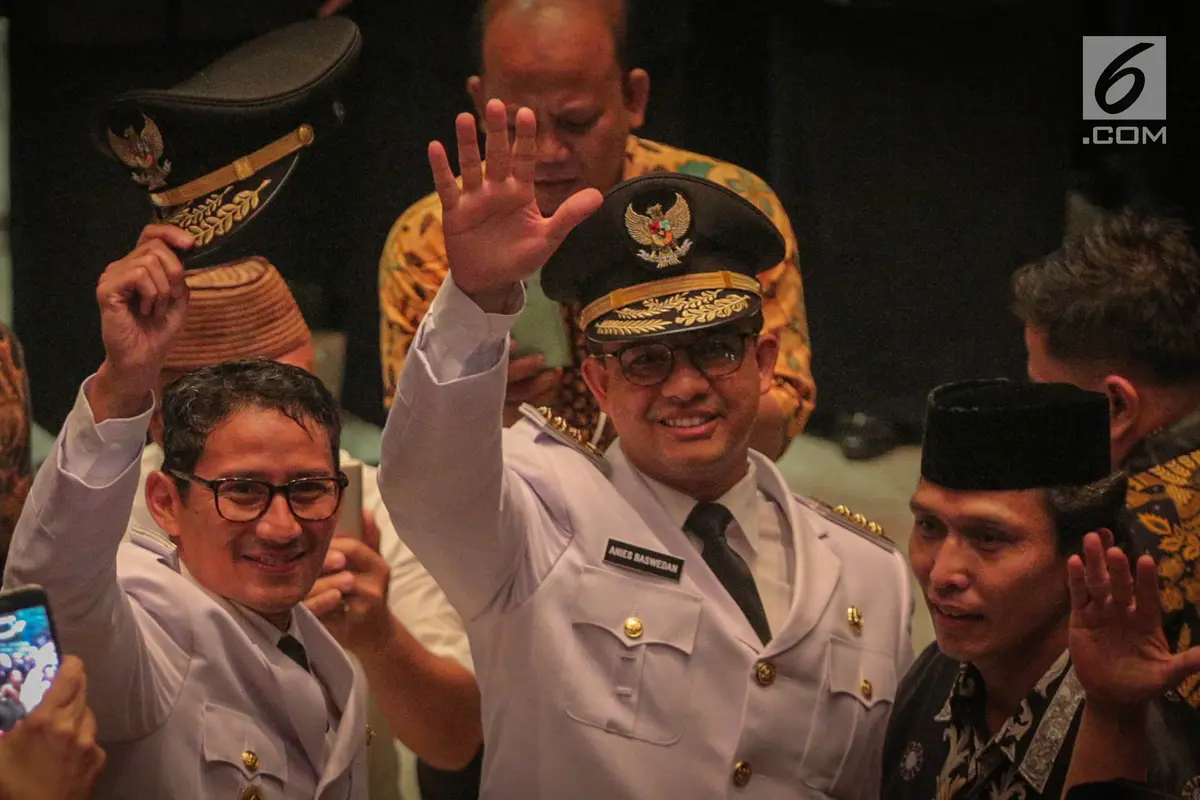 Resmi Pimpin DKI Jakarta, Anies Baswedan Teken Dokumen Sertijab