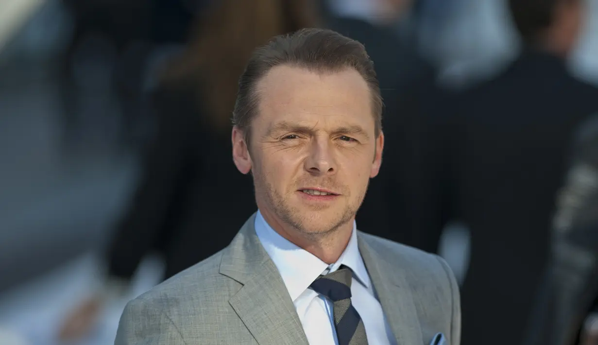 Kita hanya perlu melihat selama 10 detik sitkom Simon Pegg ‘Spaced’ untuk mengetahui jika dirinya merupakan penggemar berat Star Wars. Ia bahkan membuat thesis mahasiswa berdasarkan Ewoks. (Bintang/EPA)