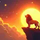 logo ramalan zodiak leo (sumber: AI generated)