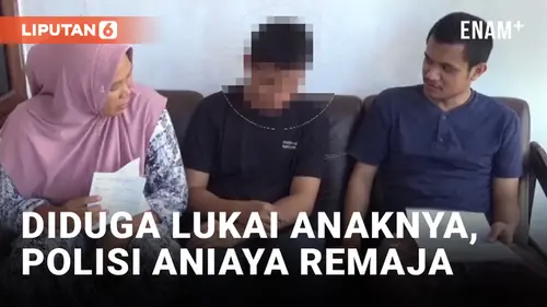 VIDEO: Terbakar Amarah, Oknum Polisi di Sulsel Aniaya Remaja yang Diduga Lukai Anaknya