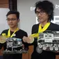 Robot-robot rakitan Bandung berjaya di kompetisi robot AS (Liputan6.com / Arie Nugraha)