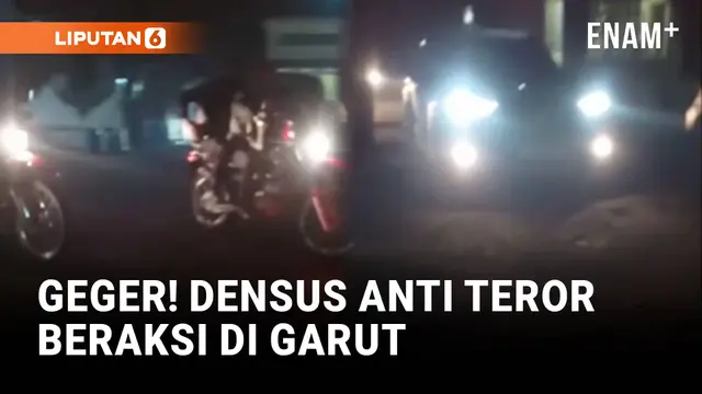 Geger Densus Anti Teror Beraksi di Garut, Tangkap Seorang Anak?