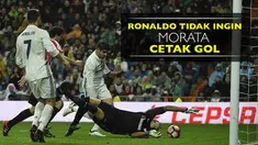 Video Cristiano Ronaldo yang seperti tidak ingin Alvaro Morata mencetak gol kemenangan Real Madrid atas Athletic Bilbao.
