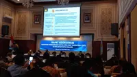 Rapat koordinasi di Balai Kota Malang untuk pengamanan natal dan tahun baru atau nataru 2022 (Liputan6.com/Zainul Arifin)