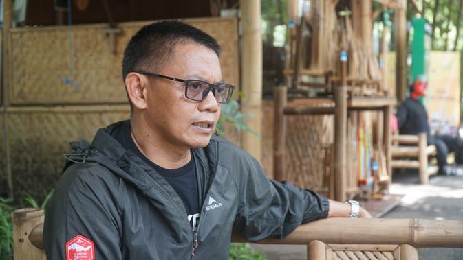 Direktur Utama PT Saung Angklung Udjo, Taufik Hidayat Udjo. (Liputan6.com/Huyogo Simbolon)