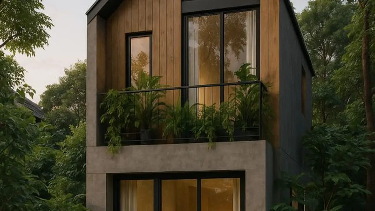 Ilustrasi Desain Rumah (Sumber Gambar: ChatGPT)