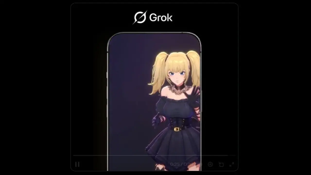 Elon Musk Perkenalkan AI Companions Bergaya Anime di Grok