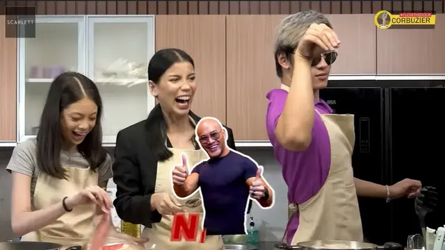 [Fimela] Azka Corbuzier dan Nada Tarina Putri