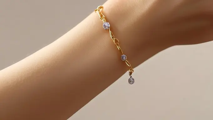 Gelang Model Rantai yang Fleksibel dan Penuh Gaya