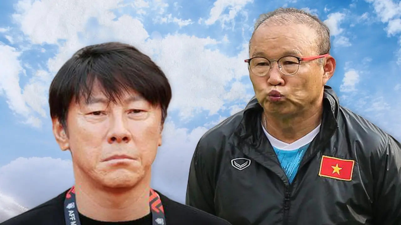 Ilustrasi -  Shin Tae-yong dan Park Hang-seo