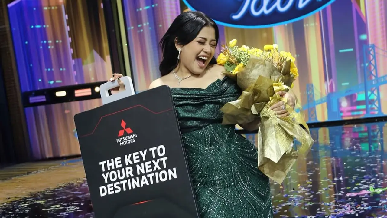 Gaun-gaun Megah Shabrina Leanor di Malam Result & Reunion Indonesian Idol XIII