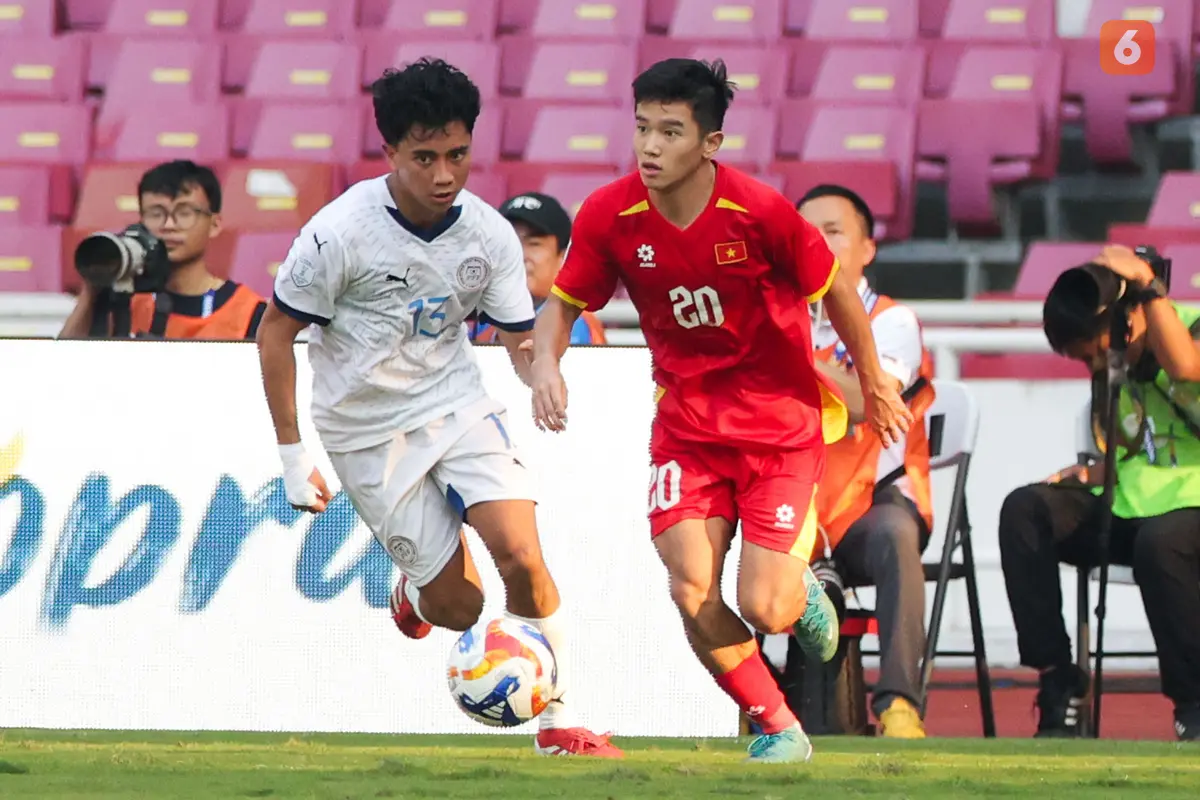 Foto: Jinakkan Filipina, Timnas Vietnam U-23 Kunci Satu Tempat di Final Piala AFF U-23 2025